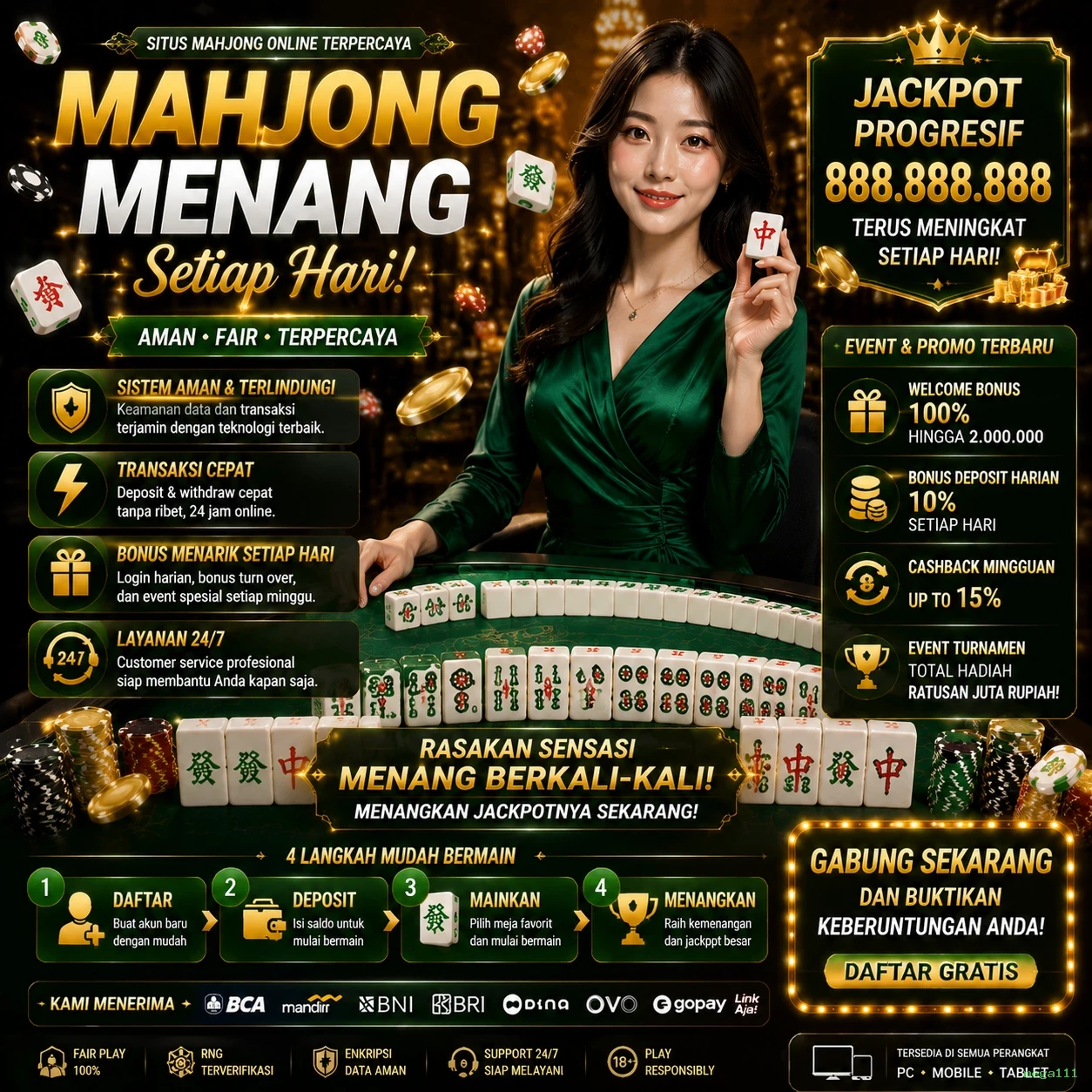 Ikon aplikasi mega111 resmi